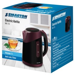 Βραστήρας 1lt 1200W Smarton WK 110 Μαύρο