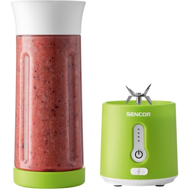 Επαναφορτιζόμενο Blender Smoothie Maker 500ml 150W USB-C Sencor SBL 131GR Πράσινο