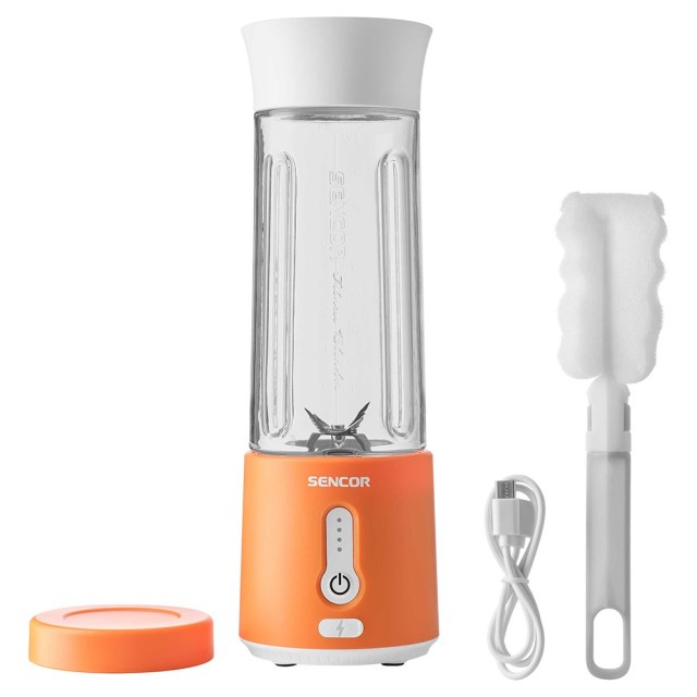 Επαναφορτιζόμενο Blender Smoothie Maker 500ml 150W USB-C Sencor SBL 133OR Πορτοκαλί