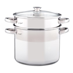 Κατσαρόλα Ζυμαρικών με Σουρωτήρι 24cm 8lt Stainless Steel Lamart LTSS2417