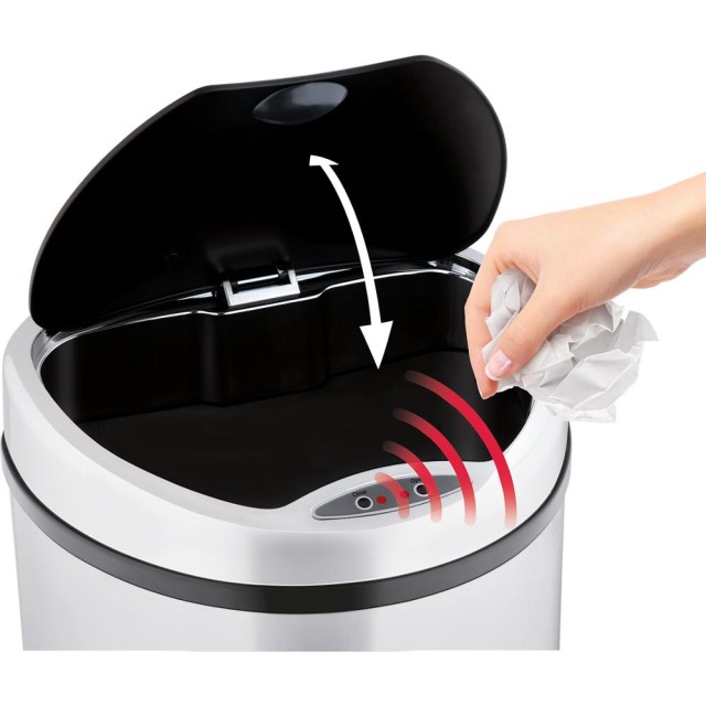 Κάδος Απορριμμάτων Lamart LT8045 απο Ανοξείδωτο Χάλυβα 58L με Αισθητήρα Κάδος Απορριμμάτων Lamart LT8045 απο Ανοξείδωτο Χάλυβα 58L με Αισθητήρα