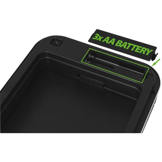 Κάδος Απορριμμάτων από Ανοξείδωτο Ατσάλι με Φωτοκύτταρο 50lt  Lamart LT8052 Μαύρο Κάδος Απορριμμάτων από Ανοξείδωτο Ατσάλι με Φωτοκύτταρο 50lt  Lamart LT8052 Μαύρο