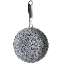 Τηγάνι GRANIT Αντικολλητικό Αλουμίνιο με Επίστρωση Γρανίτη 20cm Lamart LT1249 Μαύρο