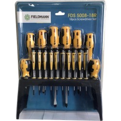 Σετ Κατσαβίδια Fieldmann FDS 5008-18R με Βάση Τοποθέτησης 18 Τεμ.