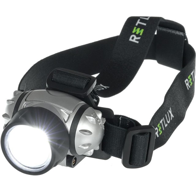 Φακός Κεφαλής Retlux RPL 501 150 Lumens IP 20 Απόσταση Δέσμης: 10m