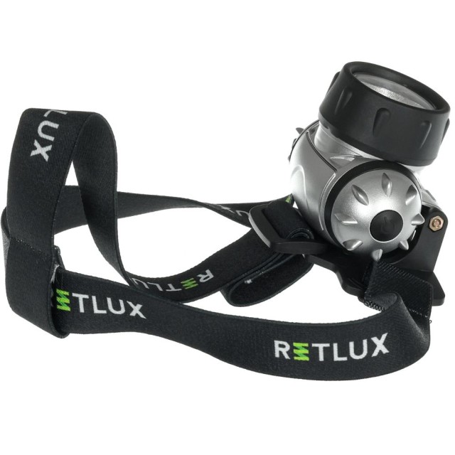 Φακός Κεφαλής Retlux RPL 501 150 Lumens IP 20 Απόσταση Δέσμης: 10m
