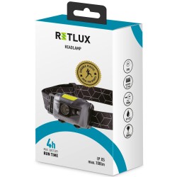 Φακός Κεφαλής Retlux RPL 55 100 Lumens IP X5 Απόσταση Δέσμης: 100m