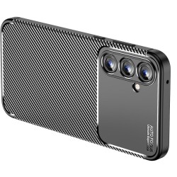 Θήκη Ancus AutoFocus Carbon Fiber για Samsung SM-A356 Galaxy A35 5G Μαύρη