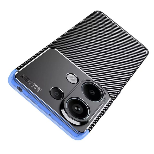 Θήκη Ancus AutoFocus Carbon Fiber για Xiaomi Redmi Note 13 4G TPU Μαύρη