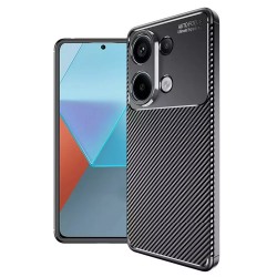 Θήκη Ancus AutoFocus Carbon Fiber για Xiaomi Redmi Note 13 4G TPU Μαύρη