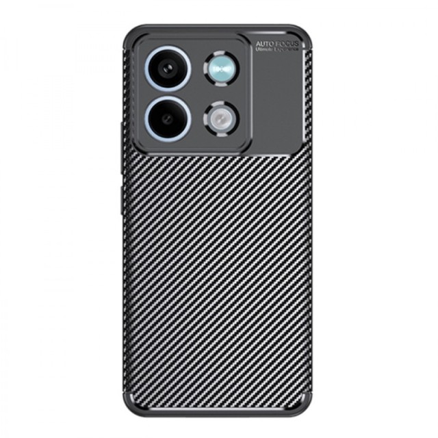 Θήκη Ancus AutoFocus Carbon Fiber για Xiaomi Redmi Note 13 5G TPU Μαύρη