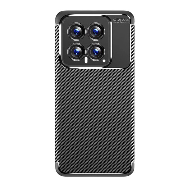 Θήκη Ancus AutoFocus Carbon Fiber για Xiaomi 14 TPU Μαύρη