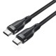 Καλώδιο σύνδεσης Acefast C8-03 USB-C σε USB-C 60W 1.2m Μαύρο Braided