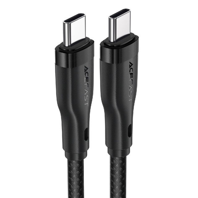 Καλώδιο σύνδεσης Acefast C8-03 USB-C σε USB-C 60W 1.2m Μαύρο Braided