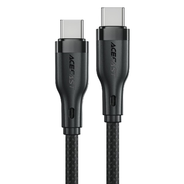 Καλώδιο σύνδεσης Acefast C8-03 USB-C σε USB-C 60W 1.2m Μαύρο Braided