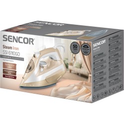 Ατμοσίδερο Sencor SSI 6110GD 2600 W με Κεραμική Πλάκα Gold