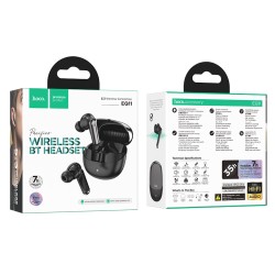 Wireless Hands Free Hoco EQ11 Pacifico TWS V5.3 400mAh Μαύρο