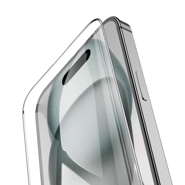 Tempered Glass Hoco Premium Series A37 120CC Large Arc Edges Dustproof 0.4mm 3D Anti-Static για Apple iPhone 15 Pro Max