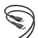 Καλώδιο Borofone BX51 Triumph USB-C σε Lightning 12W 2.4A Μαύρο 1m