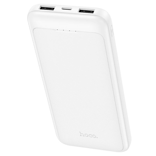 Power Bank Hoco J110A 10000mAh με 2xUSB-A Λευκό