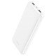 Power Bank Hoco J110A 10000mAh με 2xUSB-A Λευκό