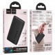 Power Bank Hoco J122 10000mAh PD3.0, PD20W, QC3.0, QC2.0 με 2xUSB-A και USB-C Μαύρο