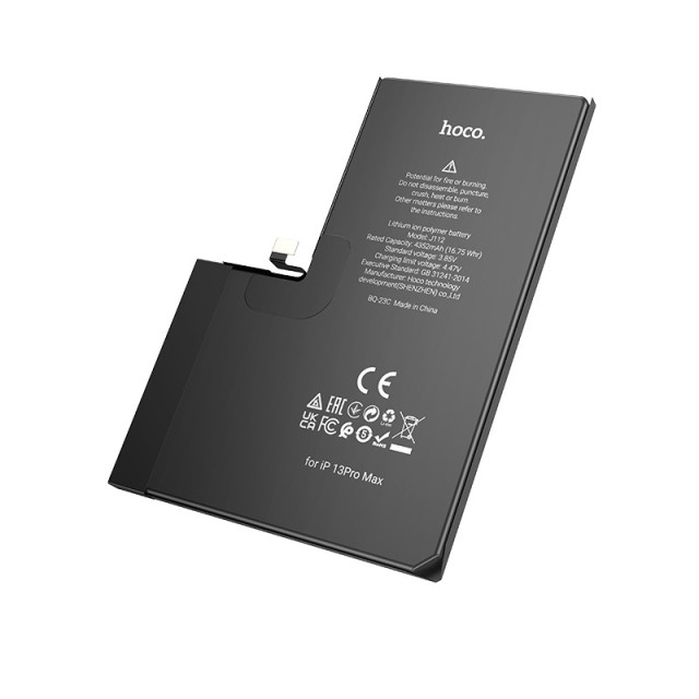 Μπαταρία Hoco J112 Zero Cycle Συμβατή με Apple iPhone 13 Pro Max 4352mAh Χωρίς Installation Warning