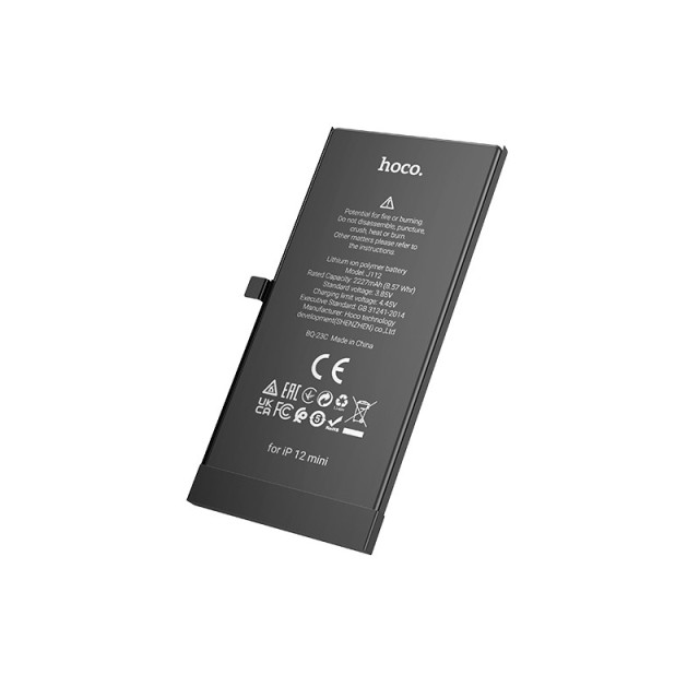 Μπαταρία Hoco J112 Zero Cycle Συμβατή με Apple iPhone 12 Mini 2227mAh Χωρίς Installation Warning