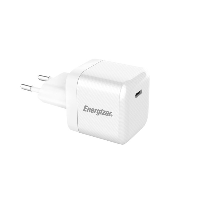 Φορτιστής Ταξιδίου Energizer Fast Charge με USB-C 30W  Λευκός