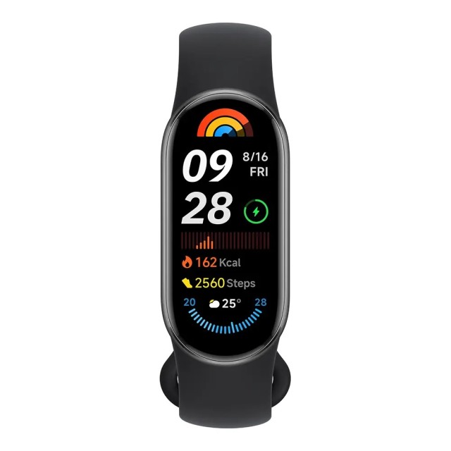 Xiaomi Smart Band 9 BHR8337GL Αδιάβροχο έως 5ATM 233mAh 1.62" AMOLED Οθόνη Μαύρο