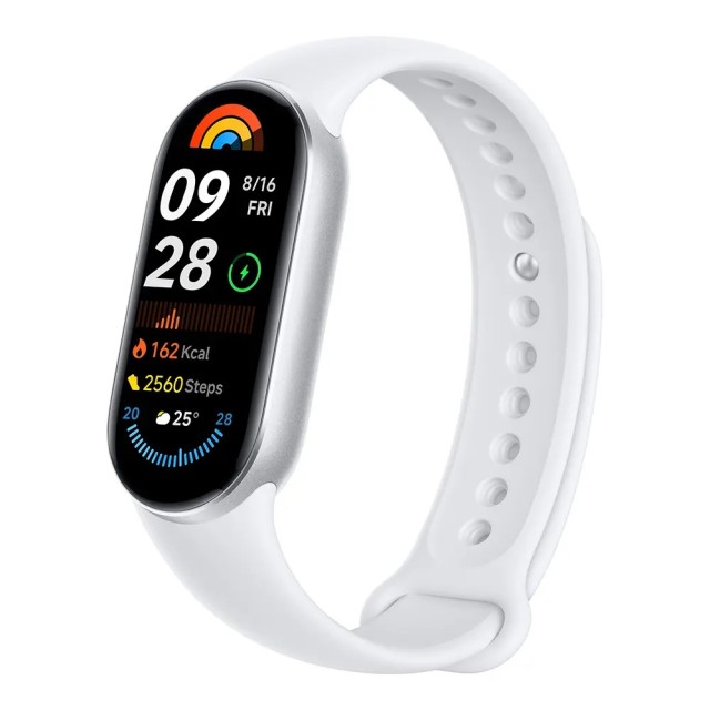 Xiaomi Smart Band 9 BHR8340GL Αδιάβροχο έως 5ATM 233mAh 1.62" AMOLED Οθόνη Ασημί