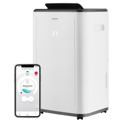 Αφυγραντήρας Sencor SDH 2028WH  Wi-Fi 20lt/ημέρα 360 W Κάλυψη 25-60τμ