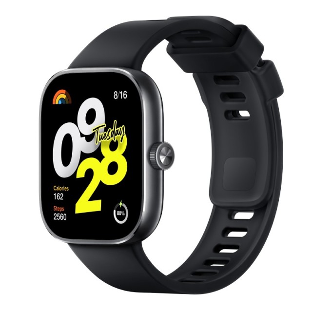 Smartwatch Xiaomi Redmi Watch 4 Αδιάβροχο 5 ATM 1.97" AMOLED με Δυνατότητα Κλήσεων Μαύρο BHR7854GL