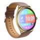 Smartwatch Hoco Y22 IP67 AMOLED Οθόνη 1.43" 200mAh  με Δυνατότητα Κλήσεων Χρυσό Σαμπανιζέ