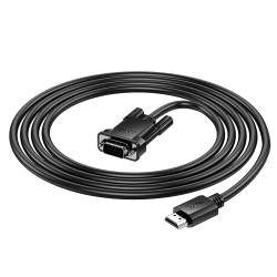 Αντάπτορας Hoco US12 HDMI  to VGA HD 1080P Μαύρο 2m