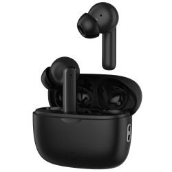 Wireless Hands Free Noozy BH55 V5.4 με ANC + ENC για  Μείωση Εξωτερικού Θορύβου 30 ώρες Αναπαραγωγής 6 ώρες Ομιλίας Μαύρο