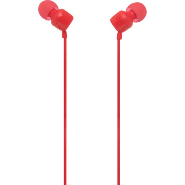 Hands Free JBL Tune 160 In-ear 3.5mm 9mm Dynamic Driver Pure Bass Sound με Μικρόφωνο JBLT160RD Κόκκινα