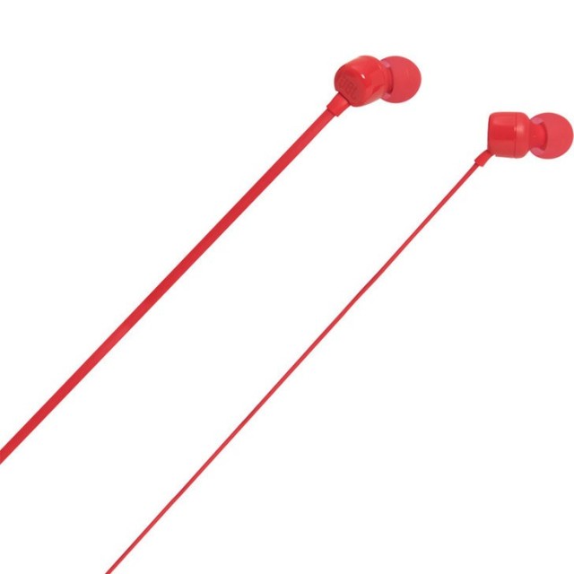 Hands Free JBL Tune 160 In-ear 3.5mm 9mm Dynamic Driver Pure Bass Sound με Μικρόφωνο JBLT160RD Κόκκινα