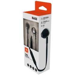 Hands Free JBL Tune 205 In-ear 3.5mm  με Μικρόφωνο JBLT205  Mαύρα