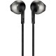 Hands Free JBL Tune 205 In-ear 3.5mm  με Μικρόφωνο JBLT205  Mαύρα