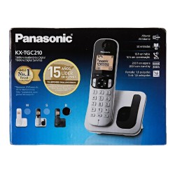 Ασύρματο Ψηφιακό Τηλέφωνο Panasonic KX-TGC210  Μαύρο EU