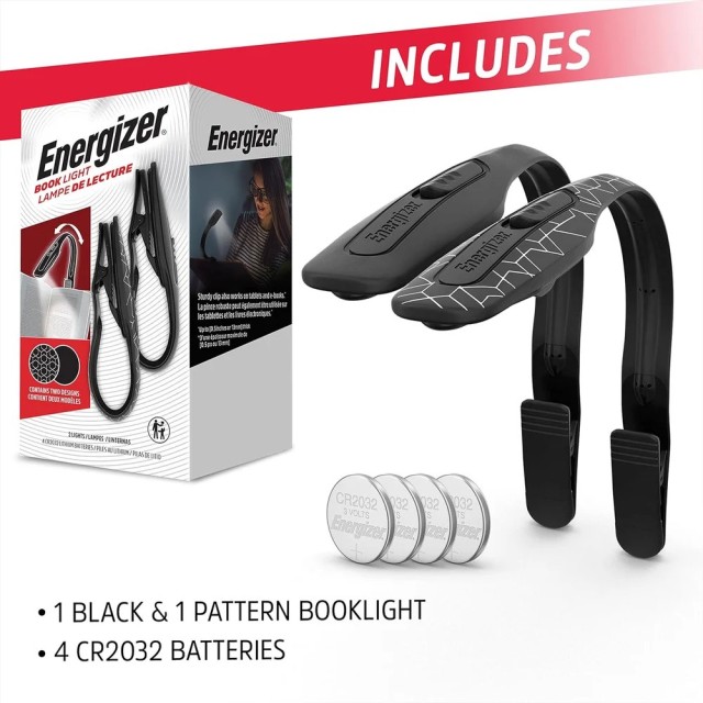 Φακός Σετ 2 Τεμ. Energizer Booklite Led 11 Lumens με Μπαταρίες CR2032