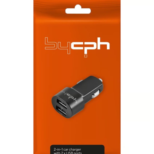 Φορτιστής Αυτοκινήτου Leki Orange Concept με 2 x USB  5V 1.0A  Μαύρο
