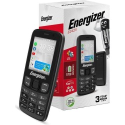 Energizer E242S+ 512MB/4GB Dual Sim 4G 2.4" KaiOS 2000mAh με Camera 2 MP Rear 1.3MP Front  Μαύρο