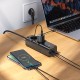 Πολύπριζο Hoco NS10 Wisdom με 2 x Σούκο + 3 x USB-C + 1 x USB-A με Καλώδιο 2m Μαύρο