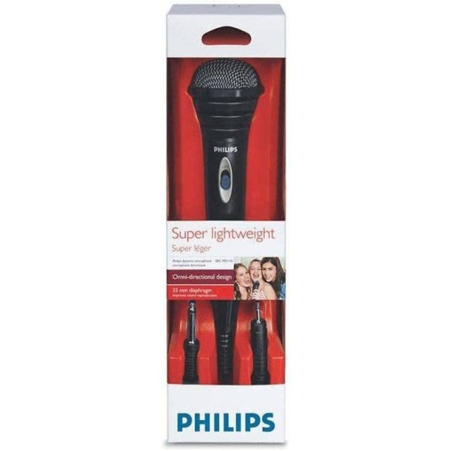 Philips SBCMD110/00 Ενσύρματο μικρόφωνο με καλώδιο 1,5μ