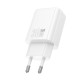 Φορτιστής Ταξιδίου Hoco N62 Gentle με 1 Εξόδο Φόρτισης USB-C Quick Charge 30W 5V 3.0A  Λευκός