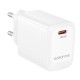Φορτιστής Ταξιδίου Borofone BN26 Fuente USB-C 20W Λευκός