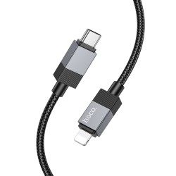 Καλώδιο Σύνδεσης X110 Honorific USB-C σε Lightning 27W Μαύρο 1m
