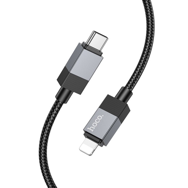 Καλώδιο Σύνδεσης X110 Honorific USB-C σε Lightning 27W Μαύρο 1m